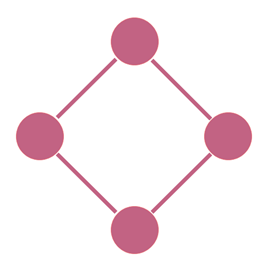 A fully decentralized system (e.g. peer-to-peer network).