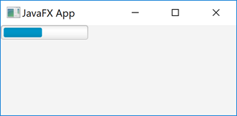 JavaFX ProgressBar with progress set to 0.5
