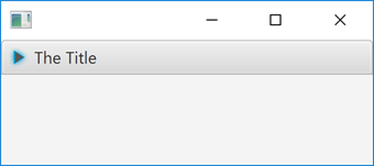 JavaFX TitledPane screenshot.