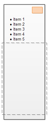 A website as displayed on a mobile device with adaptation to the device screen size, showing the viewport of the mobile device.
